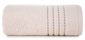 Ręcznik kąpielowy 70x140 cm jasnoróżowy FIONE bawełniany frotte