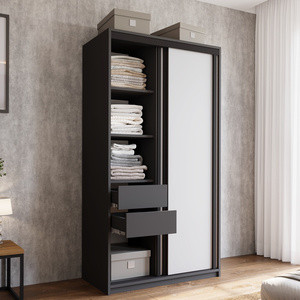 Szafa przesuwna z lamelami 100 cm LAMEL 3D