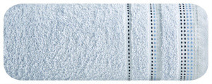 Ręcznik 30x50 cm POLIA niebieski bawełniany frotte miękki i chłonny