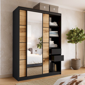Szafa przesuwna 150 cm dąb wotan LOFT