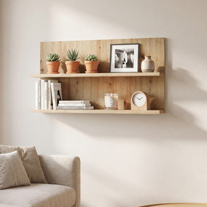 Półka wisząca na książki 80 cm do salonu FIORA dąb artisan