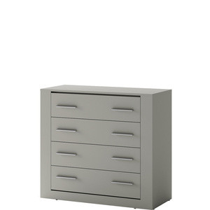 Szara komoda z szufladami do sypialni 100 cm IDEA
