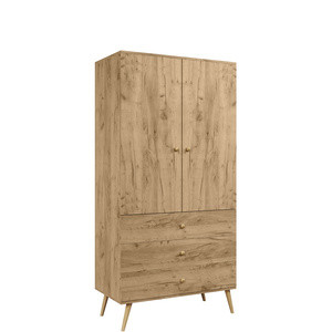Nowoczesna szafa z szufladami do salonu 100 cm BONE dąb craft