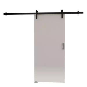 Naścienne drzwi przesuwne 90 cm ANZIO białe
