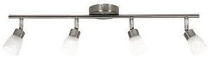 Lampa sufitowa listwa 4-punktowa do salonu DROPS 63 cm