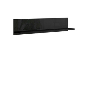 Półka wisząca czarna 105 cm PREMIUM