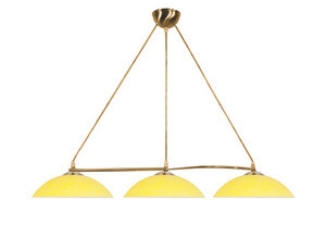 Lampa wisząca sufitowa 3-punktowa z regulacją wysokości do salonu LIDO patyna