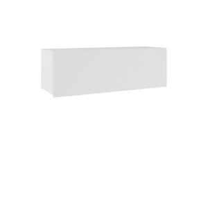 Półka wisząca pozioma 105 cm biały połysk MODERN