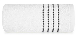 Ręcznik kąpielowy 50x90 cm FIONE biały bawełniany frotte