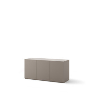 Komoda 141 cm do pokoju młodzieżowego WOOW z półkami clay gray