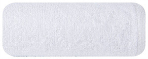 Biały ręcznik 50x100 cm do włosów NIMBO bawełniany frotte