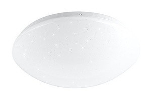 Biały plafon LED 49 cm gwiezdne niebo do salonu MAGNUS 4000K
