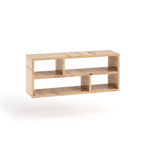 Półka wisząca 80 cm na książki do salonu LERON dąb artisan