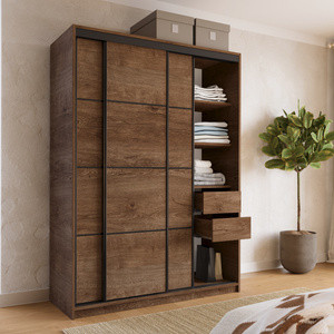 Szafa przesuwna 150 cm dąb lefkas LOFT
