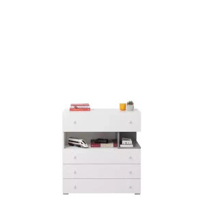 Komoda do pokoju młodzieżowego z szufladami 85 cm SIREN