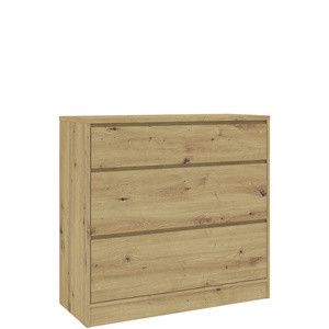 Komoda 98 cm do salonu z szufladami BALVIO dąb artisan