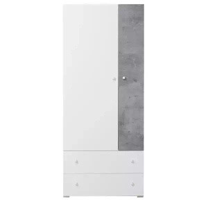 Dwudrzwiowa szafa 80 cm szuflady SIREN