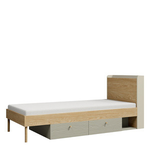 Łóżko młodzieżowe 90x200 cm ze stelażem YOKO