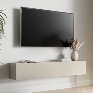 Wisząca szafka RTV 180 cm pod tv do salonu GIANO kaszmir