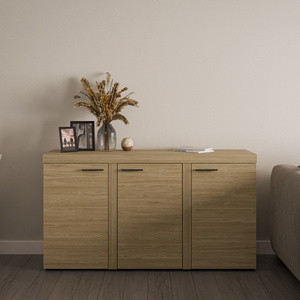 Komoda 148 cm trzydrzwiowa do salonu SAMBA dąb olejowany