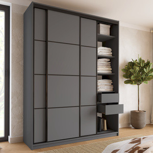 WYPRZEDAŻ Pojemna trzydrzwiowa szafa przesuwna 180 cm LOFT MAX