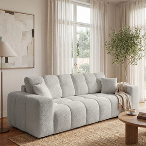 Sofa rozkładana z pojemnikiem na pościel do salonu NEBU z funkcją spania