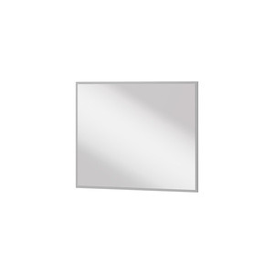 Szare lustro ścienne do przedpokoju 92 cm x 77 cm SIMPLY