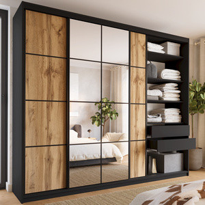 Szafa przesuwna z lustrem 280 cm do sypialni EDGE MAX
