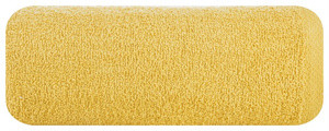 Ręcznik do włosów 50x100 cm NIMBO musztardowy bawełniany frotte