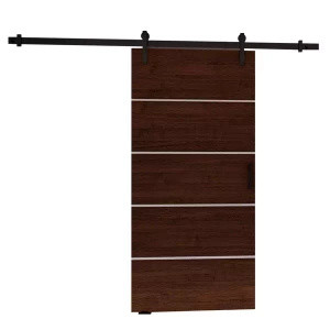 Drzwi przesuwne do garderoby ze wstawkami 70 cm SEFAL wenge