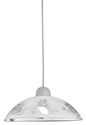 Szklana lampa wisząca sufitowa z regulacją wysokości do salonu BERIS