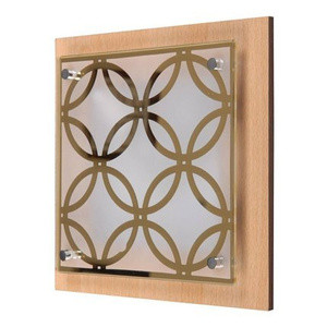Plafon sufitowy kwadratowy 24x24 cm w kółka do pokoju Planta