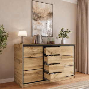 Loftowa komoda przesuwna 160 cm z szufladami LOFT