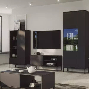Meble w stylu loft QUARTE Czarne