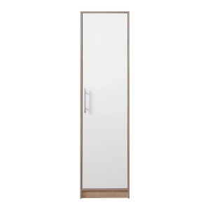 Nowoczesna jednodrzwiowa szafa z półkami 50 cm SEVAS