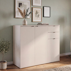 Komoda 120 cm do salonu z szufladami TENZO kaszmir