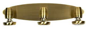 Patynowa lampa sufitowa listwa 3-punktowa do salonu LOTOS GU10