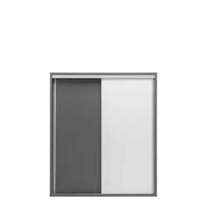 Młodzieżowa szafka z półkami drzwi przesuwne 140 cm ZENTO