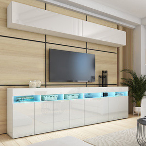 Meblościanka biała połysk 280 cm PREMIUM