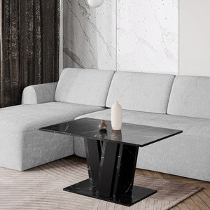Stolik kawowy do salonu 60x100 cm MASTER czarny marmur