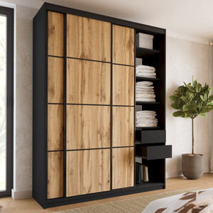 WYPRZEDAŻ Wysoka szafa przesuwna do sypialni 180 cm LOFT MAX