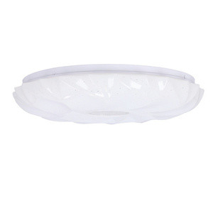 Biały plafon sufitowy LED 24W do salonu Cake 39 cm 4000K