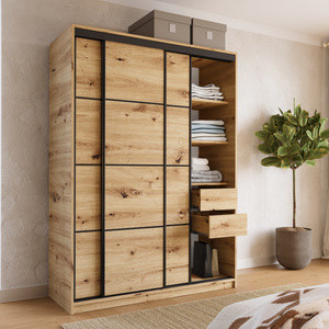 Szafa przesuwna dąb artisan 150 cm LOFT
