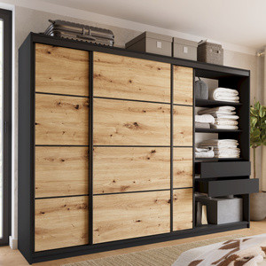 WYPRZEDAŻ Szafa przesuwna 280 cm dąb artisan LOFT