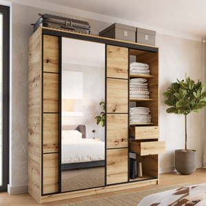 WYPRZEDAŻ Szafa dąb artisan 180 cm LOFT