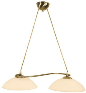 Patynowa lampa wisząca z regulacją wysokości do salonu LIDO 1-punktowa