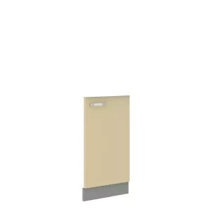 Front do zmywarki z zakrytym panelem sterującym 45 cm Krem połysk CARMEN