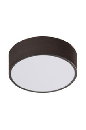 Brązowa lampa sufitowa LED plafon do salonu ZIGO wenge