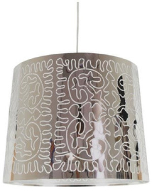 Chromowana lampa wisząca regulowana do salonu ANDROMEDA 3 punktowa