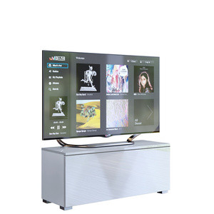 WYPRZEDAŻ Biała szafka pod telewizor 105 cm PREMIUM
